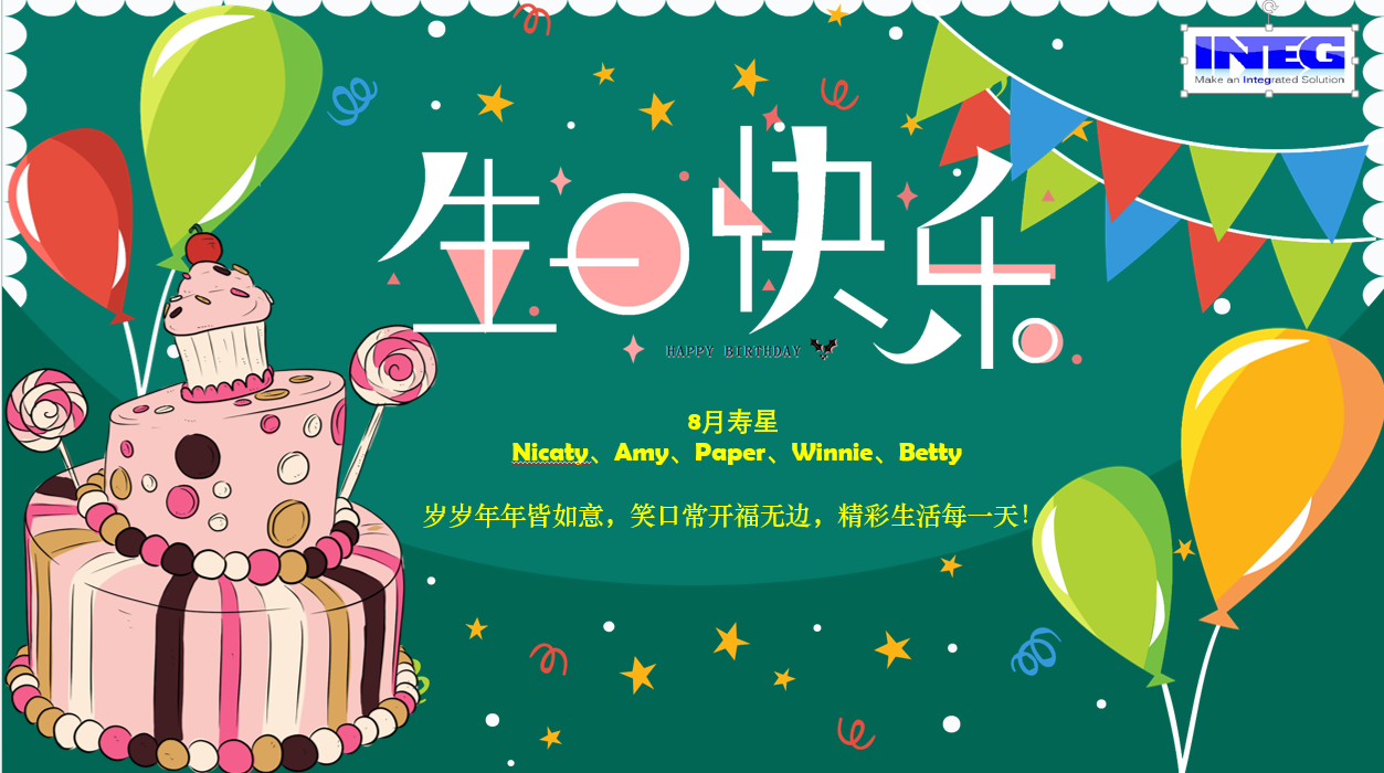 8月員工生日會(huì) -- 夏日“淇”遇